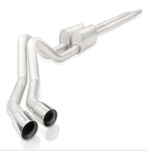 Load image into Gallery viewer, Stainless Works 2019+ Chevrolet Silverado 5.3L 3in Legend Catback Factory Connect Dual Polished Tip - CT19CBYL