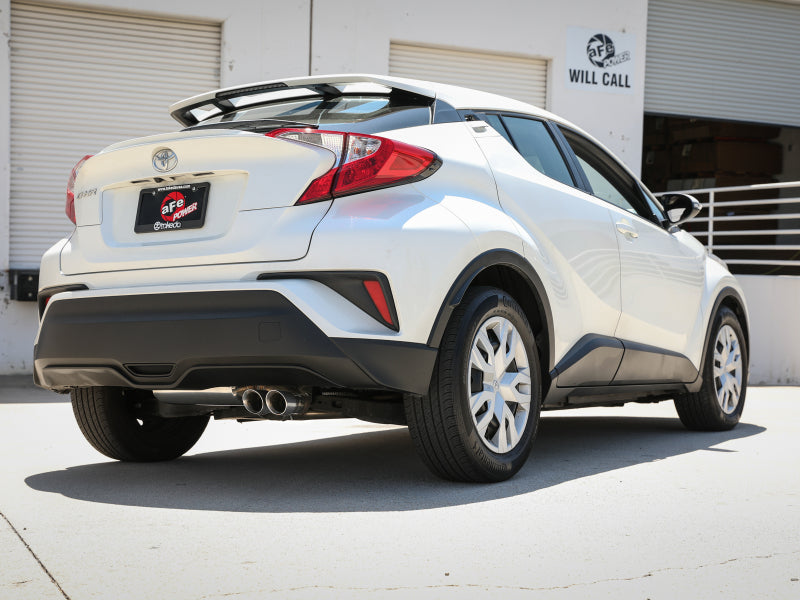 aFe Takeda 18-21 Toyota C-HR 2.0L 2.5in 304 Stainless Steel Cat-Back Exhaust w/ Polished Tip - 49-36044-P
