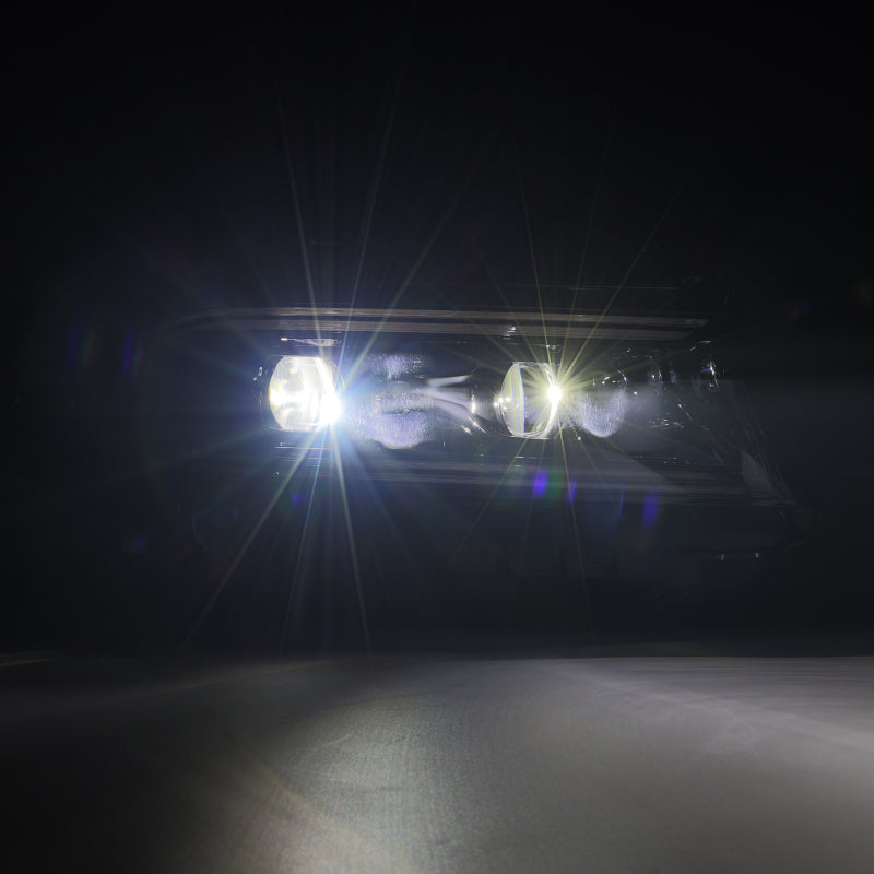 AlphaRex 15-23 Dodge Charger LUXX LED Proj Headlights Alpha-Black w/Actv Light & Seq.Sig / SB DRL - 880579