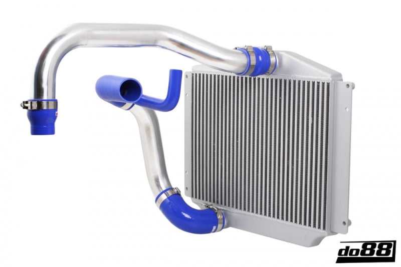 do88 94-98 Volvo 850 Turbo (63mm Throttle) BigPack Intercooler Kit w/Red Hoses - BIG-850-R-63