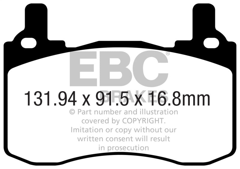 EBC 2019+ Genesis G70 2.0T Ultimax Rear Brake Pads - UD2144