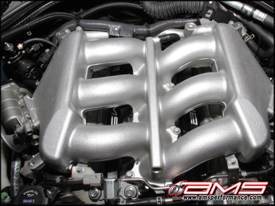 AMS Performance 2009+ Nissan GT-R R35 Alpha Fuel Rail Kit w/Regulator - Black - ALP.07.07.0002-1