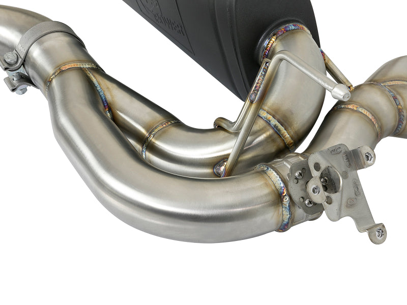 aFe MACH Force-Xp 2-1/2in SS Axle Back Exhaust w/Black Tips 15+ BMW M3/M4 (F80/F82) L6 3.0L (tt) S55 - 49-36338-B