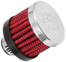 Load image into Gallery viewer, K&amp;N .315/.431 Flange 1 3/8 inch OD 1.5 inch H Clamp On Crankcase Vent Filter - 62-2470