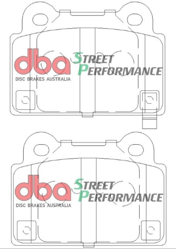 DBA 08-14 Mitsubishi EVO SP500 Rear Brake Pads - DB2215SP