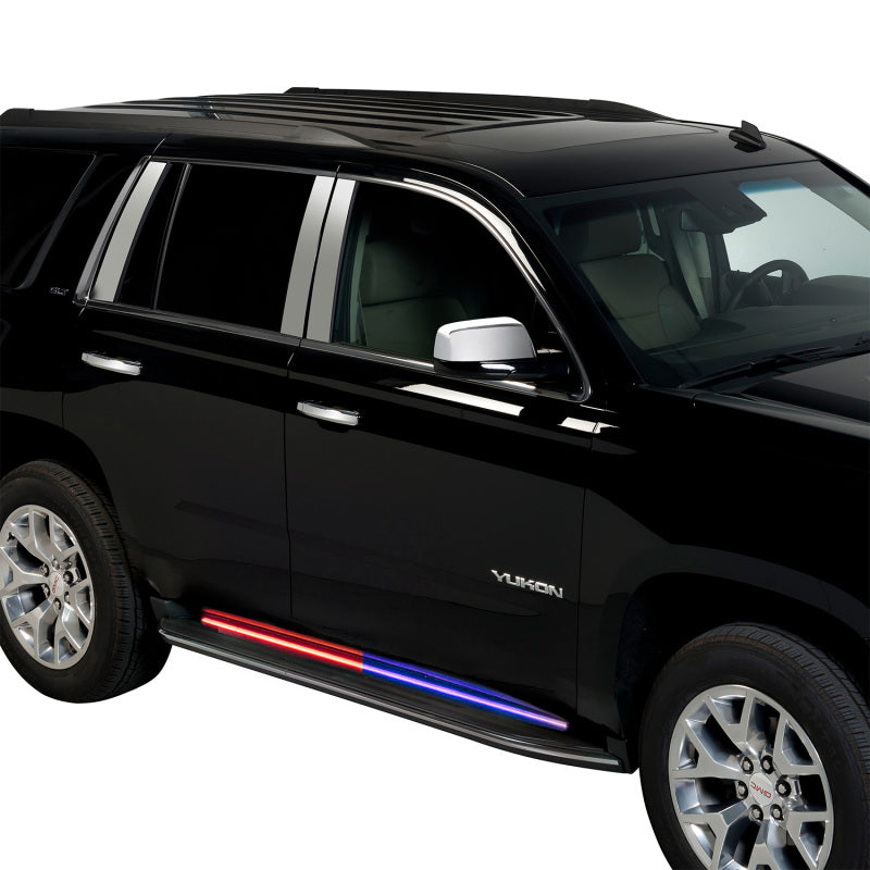 Putco 15-23 Chevrolet Tahoe Blade Rocker Kits Sideliners - Red/Blue w/ White Override - 901301660