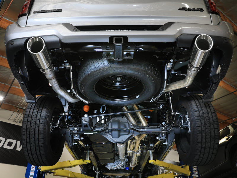 aFe Vulcan Series Cat-Back Exhaust System RAM 1500 2025 V6-3.0L (tt)- Polished Tips - 49-32088-P