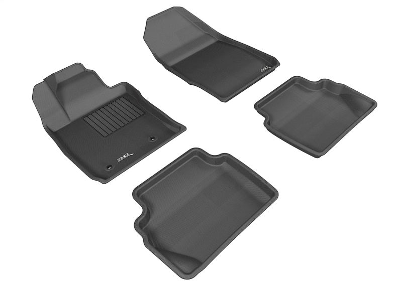 3D MAXpider 11-19 Ford Fiesta Kagu Black Full Set - L1FR08001509