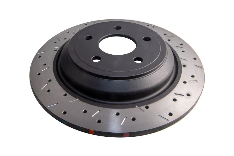 DBA 2016-2017 Ford Focus RS Rear Drilled & Slotted 4000 Series Rotor - DBA42969BLKXS