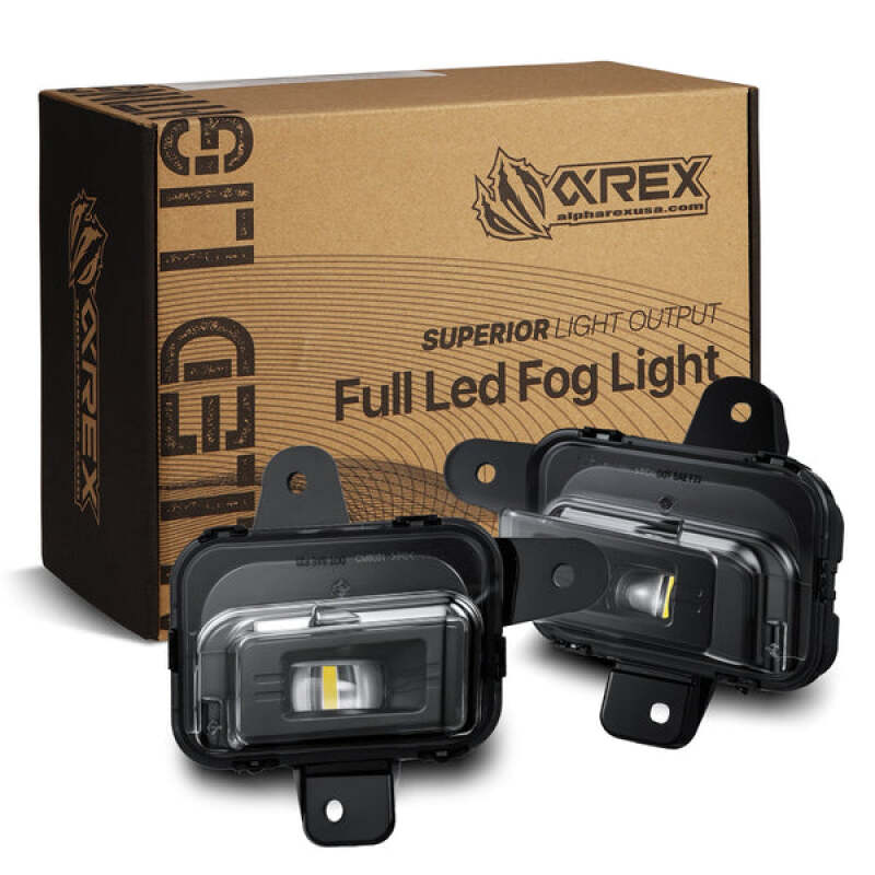 AlphaRex 22-25 GMC Sierra 1500 LED Fog Lights - White/Amber - 210021