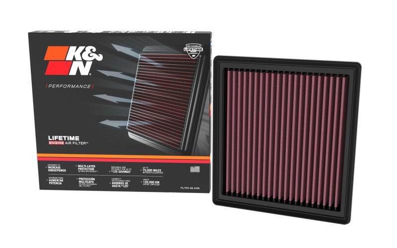 K&N 2024 Mazda CX-90 High-Flow Engine Air Filter - 33-5140