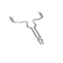 Load image into Gallery viewer, MagnaFlow Cat Back, SS, 3in, Competition, Dual Split Polished 4.5in Tips 2015 Ford Mustang GT V8 5.0 - 19101