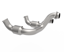 Load image into Gallery viewer, Kooks 20-22 Ford F250 7.3L V8 / Ford F350 7.3L V8 2in x 3in SS Headers w/ H.O. Green Catted Conn - 1400H640
