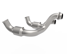 Kooks 20-22 Ford F250 7.3L V8 / Ford F350 7.3L V8 3in SS Green Connecting Pipes - 14003300