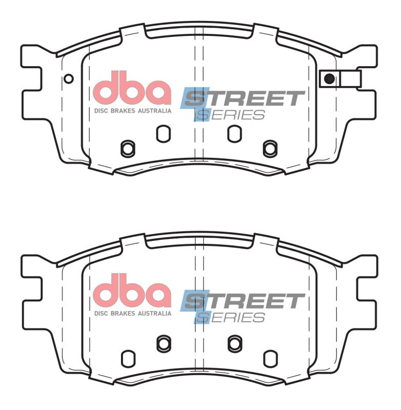 DBA 06-07 Hyundai Accent Street Series Front Brake Pads - DB1787SS