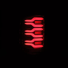 Load image into Gallery viewer, AlphaRex 14-18 Chevy Silverado 1500 Luxx-Series LED Tail Lights Black/Red w/Activ Light/Seq Signal - 620050