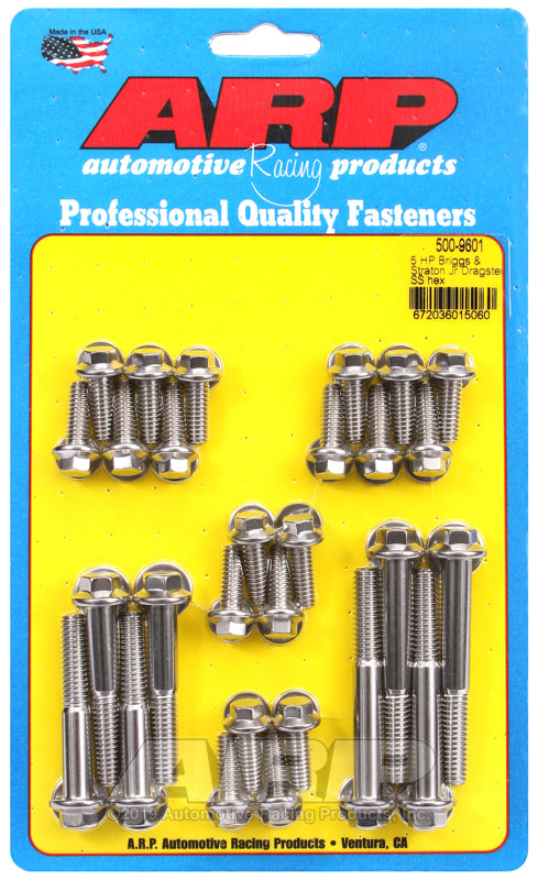 ARP 5 HP Briggs & Straton Jr Dragster SS hex acc kit - 500-9601