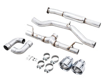 Load image into Gallery viewer, AWE Tuning Subaru BRZ/ Toyota GR86/ Toyota 86 Track Edition Cat-Back Exhaust- Chrome Silver Tips - 3020-32279