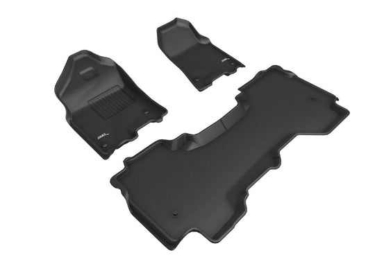3D MAXpider 19-24 Dodge Ram 1500 Quad Cab W/ Bucket Front Row Kagu Black R1 R2 - L1DG03101509