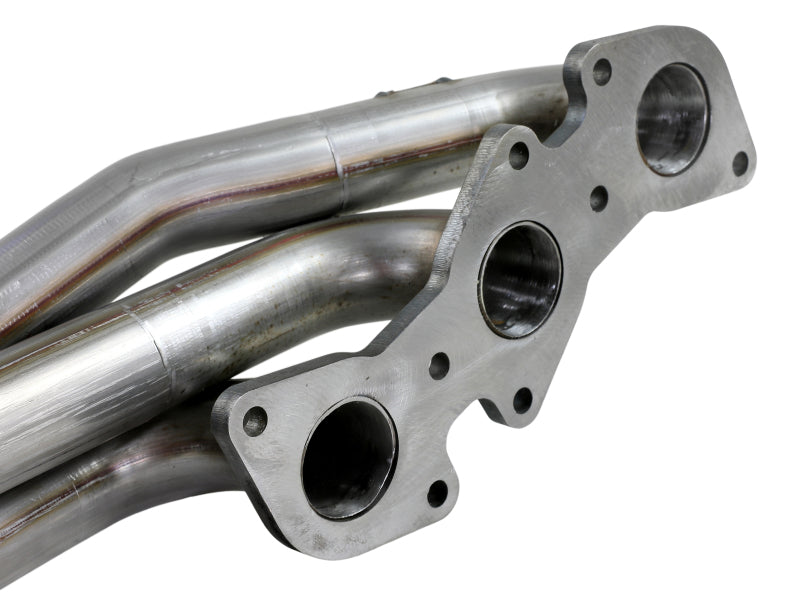 aFe 05-11 Toyota Tacoma V6-4.0L Twisted Steel 409 Stainless Steel Long Tube Header w/ Cat - 48-46001-1HC