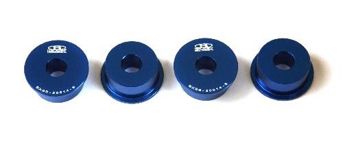 BLOX Racing Honda S2000 Steering Rack Rigid Bushing Kit - Black - BXSS-20614-BK