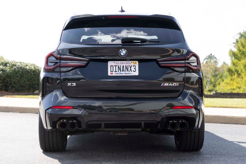 Dinan 18-25 BMW X3 M40i/X4 M40i (G01/G02) Valved Catback Exhaust System - Black Tips - D660-0099-BLK