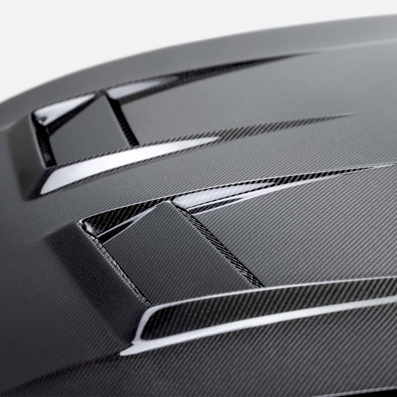 Seibon 2022-2023 Volkswagen Golf GTI/R DV-Style Carbon Fiber Hood - HD22VWG8-DV