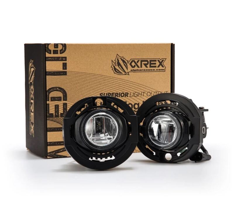 AlphaRex 15-23 Dodge Charger (Excludes SRT) DoubleTap Dual Color LED Projector Fog Lights - 210006