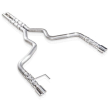 Load image into Gallery viewer, Stainless Works 2015-16 Mustang GT 3in Catback H-Pipe Retro Chambered Mufflers 2-1/2in Cores - M15CB