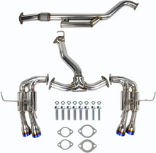 Load image into Gallery viewer, Invidia 2022+ Subaru WRX Gemini Single Layer Quad Titanium Tip Cat-Back Exhaust - HS22WRXGM4ST