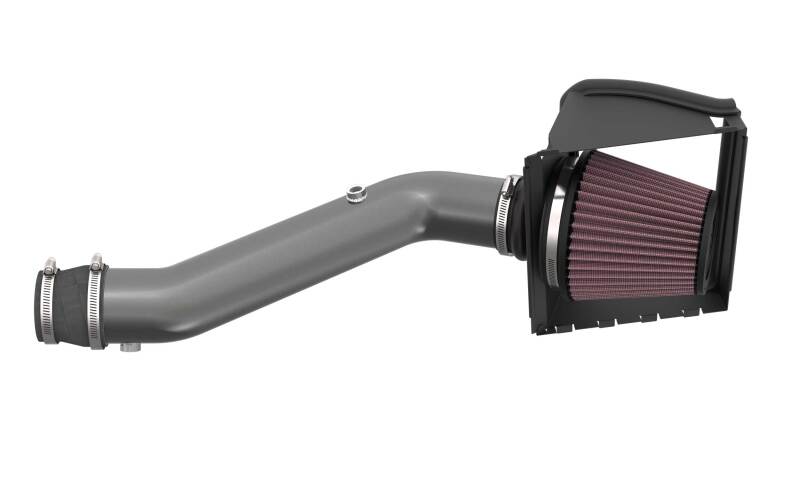 K&N 18-24 Ford F150 3.3L V6 Performance Air Intake System w/ Red Air Filter - 77-2619KC