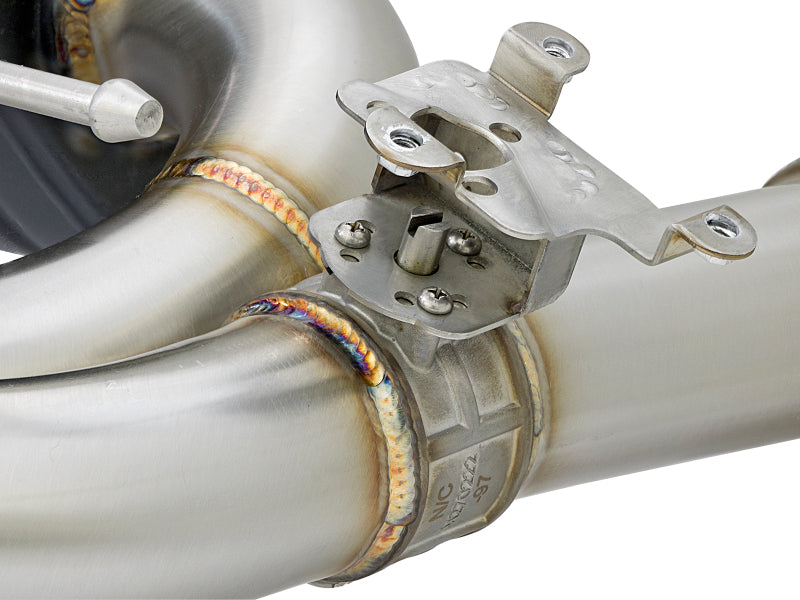 aFe MACHForce XP 16-17 BMW 340i/iX 440i/iX L6-3.0L (t) SS Axle-Back Exhaust w/Polished Tips - 49-36335-P