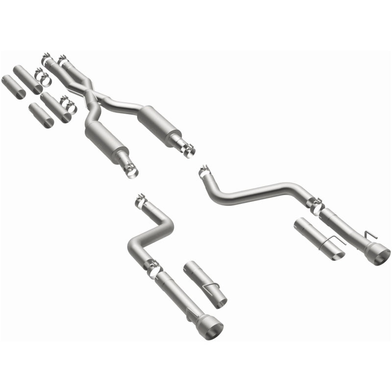 MagnaFlow 2017+ Dodge Charger 409 SS Polished 3in Quad Tips Cat-Back Exhaust - 19371