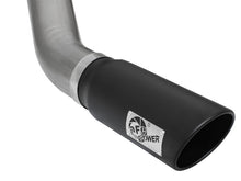 Load image into Gallery viewer, aFe MACHForce XP Exhaust Large Bore 5in DPF-Back SS 13-15 Dodge Trucks L6-6.7L (td) *Black Tip - 49-42051-1B