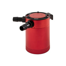 Load image into Gallery viewer, Mishimoto Compact Baffled Oil Catch Can - 2-Port - Red - MMBCC-CBTWO-RD