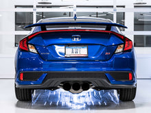 Load image into Gallery viewer, AWE Tuning 2016+ Honda Civic Si Touring Edition Exhaust w/Front Pipe &amp; Dual Diamond Black Tips - 3015-33122