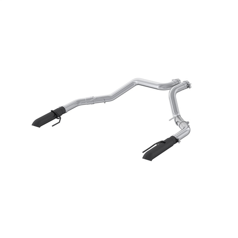 MBRP 2022+ Ford F-150 Raptor 3.5L / Raptor R 5.2L 3in Dual Rear Exit Turndown Axle Back - Black - S5278BLK