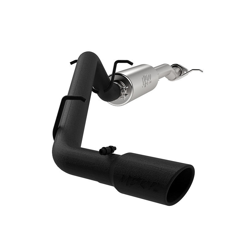 MBRP 2015 Chevy/GMC Colorado/Canyon 2.5L & 3.6L Black Coated 3in C/B Single Side Exit - S5088BLK