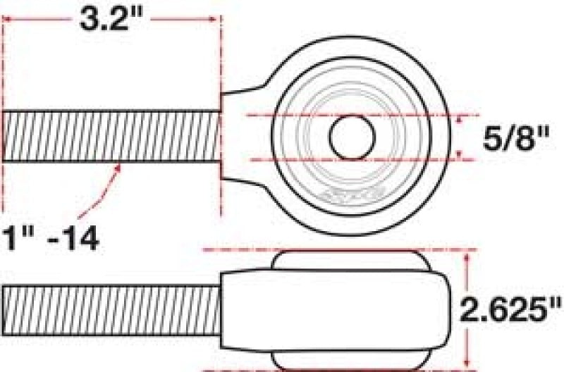 SPC Performance xAxis Rod End Ball Joint