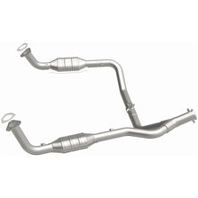 Load image into Gallery viewer, MagnaFlow DF Cat. Conv 95-99 Range Rover 4.0/4.6L GEMS Y-Pipe Assembly *NOT FOR SALE IN CALIFORNIA* - 93694