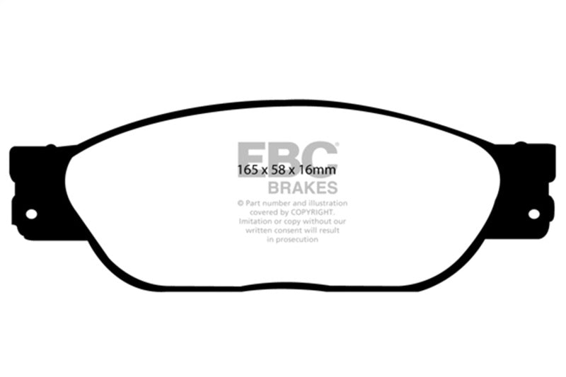 EBC 03-06 Jaguar XJ8 4.2 VP Redstuff Front Brake Pads - DP31220/2C