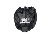 Load image into Gallery viewer, K&amp;N Black Drycharger Round Tapered Air Filter Wrap - RF-1014DK