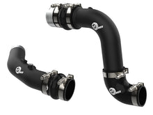 Load image into Gallery viewer, aFe 23-24 Ford F250/F350 Super Duty V8-6.7L BladeRunner 3 In. Aluminum Hot and Cold Charge Pipe- BLK - 46-20684-B