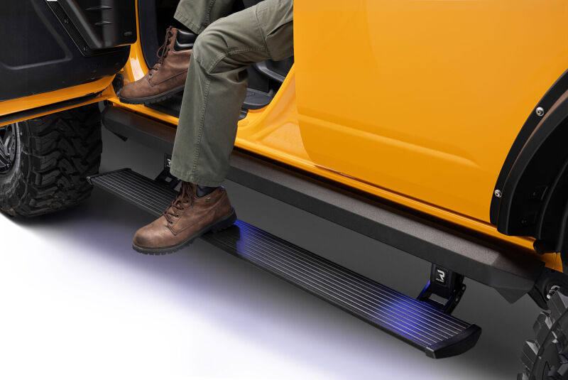 AMP Research 21-23 Ford Bronco 4 Door (Excl. Raptor) XL PowerStep - Black - 77140-01A