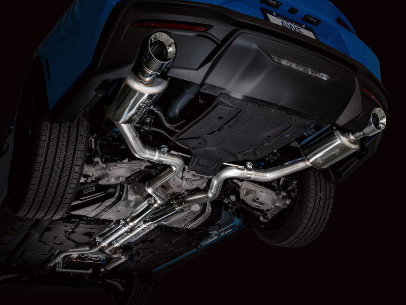 AWE Tuning 2024 Ford Mustang GT Fastback S650 RWD Touring Catback Exhaust w/ Dual Chrome Silver Tips - 3015-32650