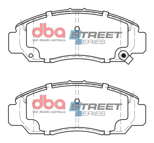 DBA 06-11 Acura CSX Front Street Series Brake Pads - DB1515SS