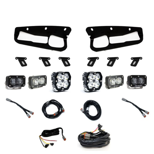 Baja Designs 21-25 Ford Bronco Squadron 2.0 Sport (Spot) / S2 SAE / S2 Sport D/C Steel Bmpr w/UP - 440081UP