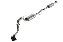 Load image into Gallery viewer, Borla F-150 2021 5.0L 4dr CC SB EC STB Lariat/KR/Pltnm/LTD 3/2.25 DSE Cat-Back Touring BLK CHR Tips - 140873BC