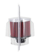 Load image into Gallery viewer, K&amp;N Rubber Base Chrome Top Push-In Crankcase Vent Filter 3in OD x 2-1/2in H. - 62-1490