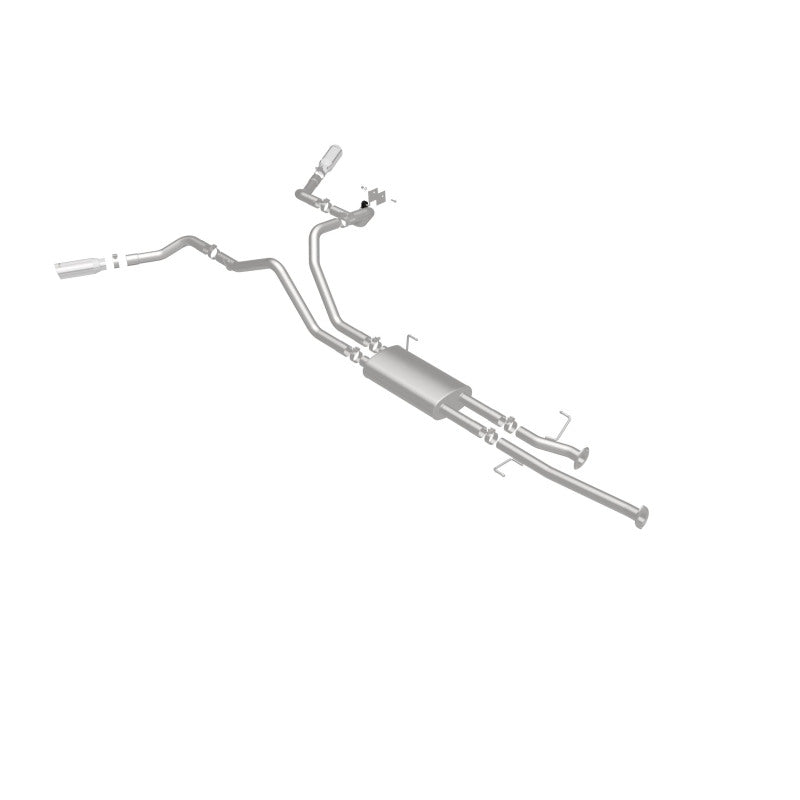 MagnaFlow Cat-Back 10-15 Toyota Tundra SC LB / CC SB 4.6L/5.7L V8 SS 2.5 Dual Split Rear 4in Tip - 19232